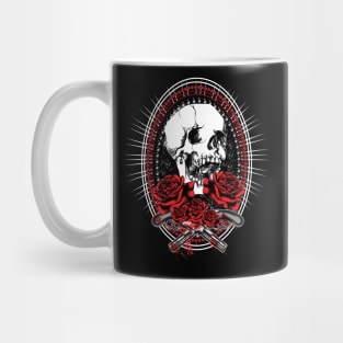 Skull Rose Skeleton Mug